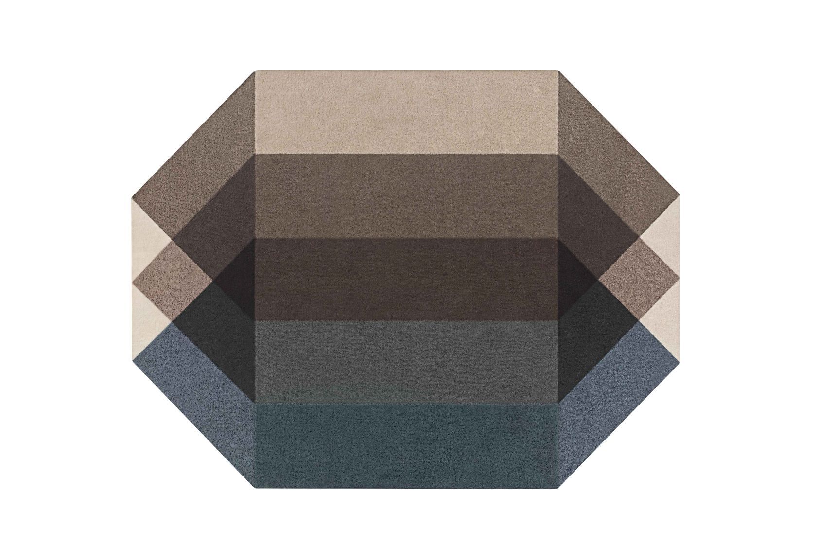 Diamond Teppich Blue-Brown 200 x 260cm Gan